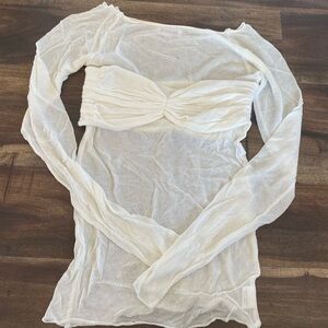 Aritzia Sheer Knit Top